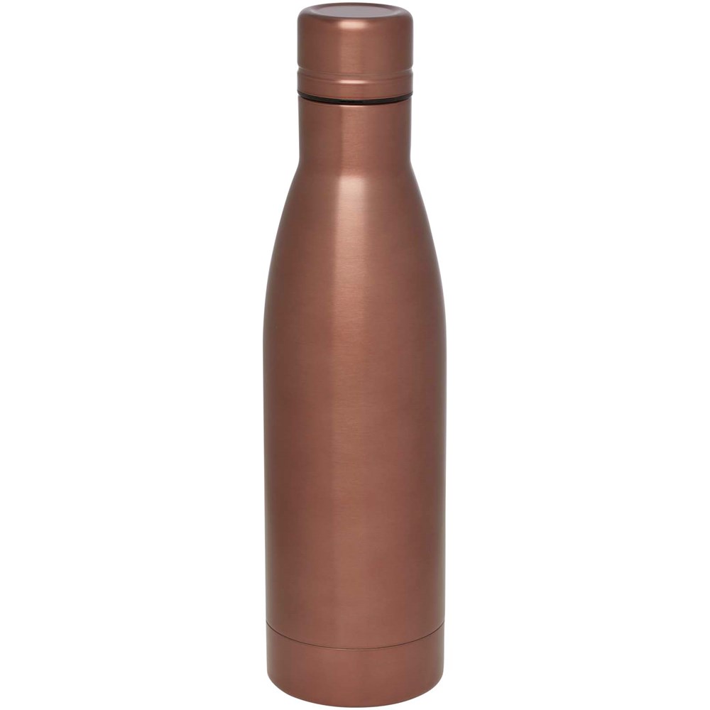 Bouteille isotherme Vasa en acier inoxydable recyclé certifié RCS de 500 ml avec isolation par le vide et couche de cuivre Bronze