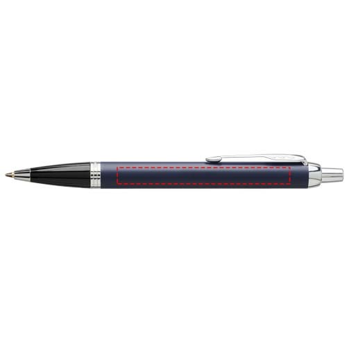 Stylo à bille IM Parker (encre bleue) Bleu, Argent