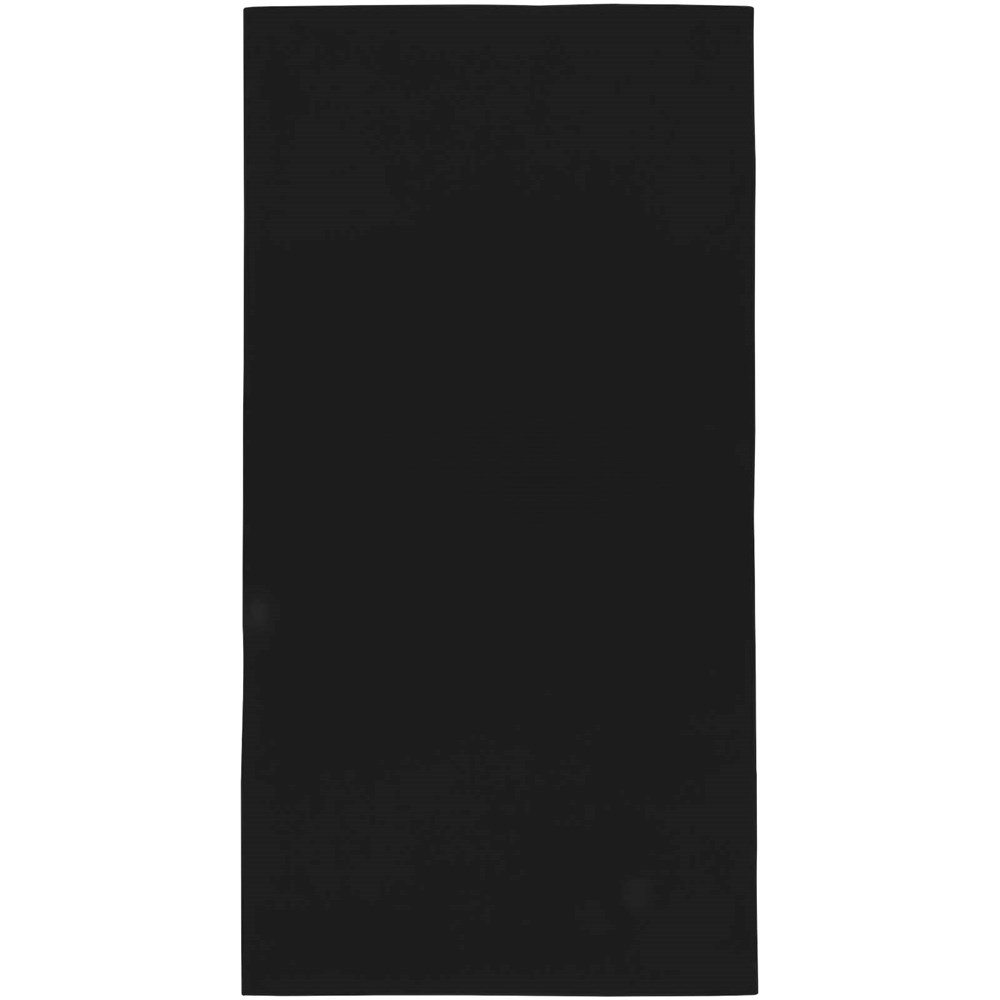 Lucas RPET Sporthandtuch 70 × 140 cm schwarz