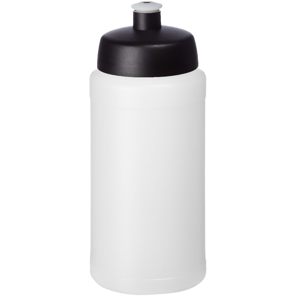 Bouteille de sport Baseline® Plus de 500 ml Noir, Blanc transparent