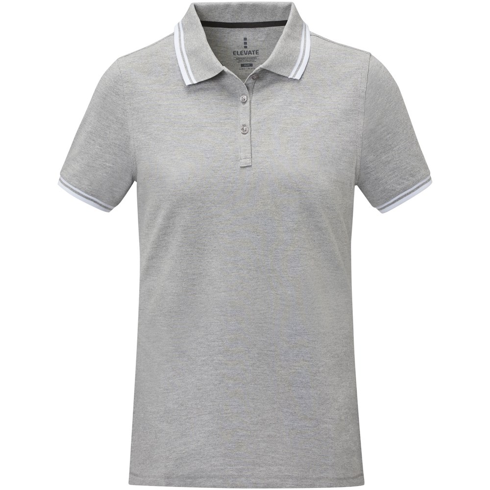 Polo Amarago tipping manches courtes femme Gris