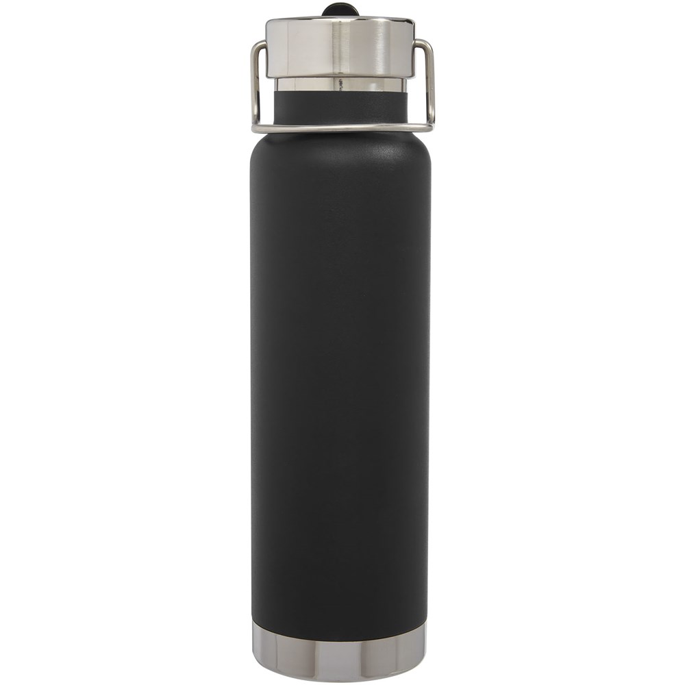 Bouteille isotherme de sport Thor de 750 ml avec isolation par le vide et couche de cuivre noir