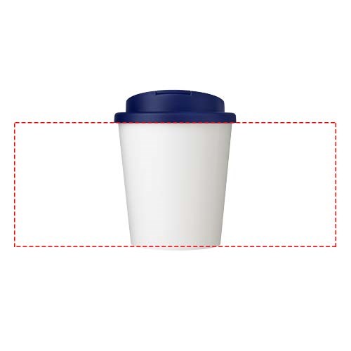 Gobelet avec isolation Brite-Americano Espresso Eco de 250 ml et anti-déversement bleu