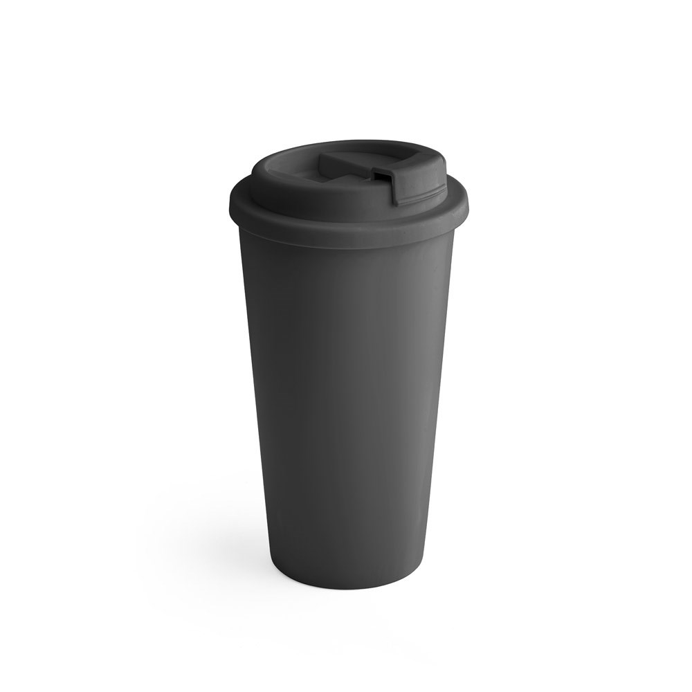 CUPPARI Reisebecher aus 100% PP schwarz