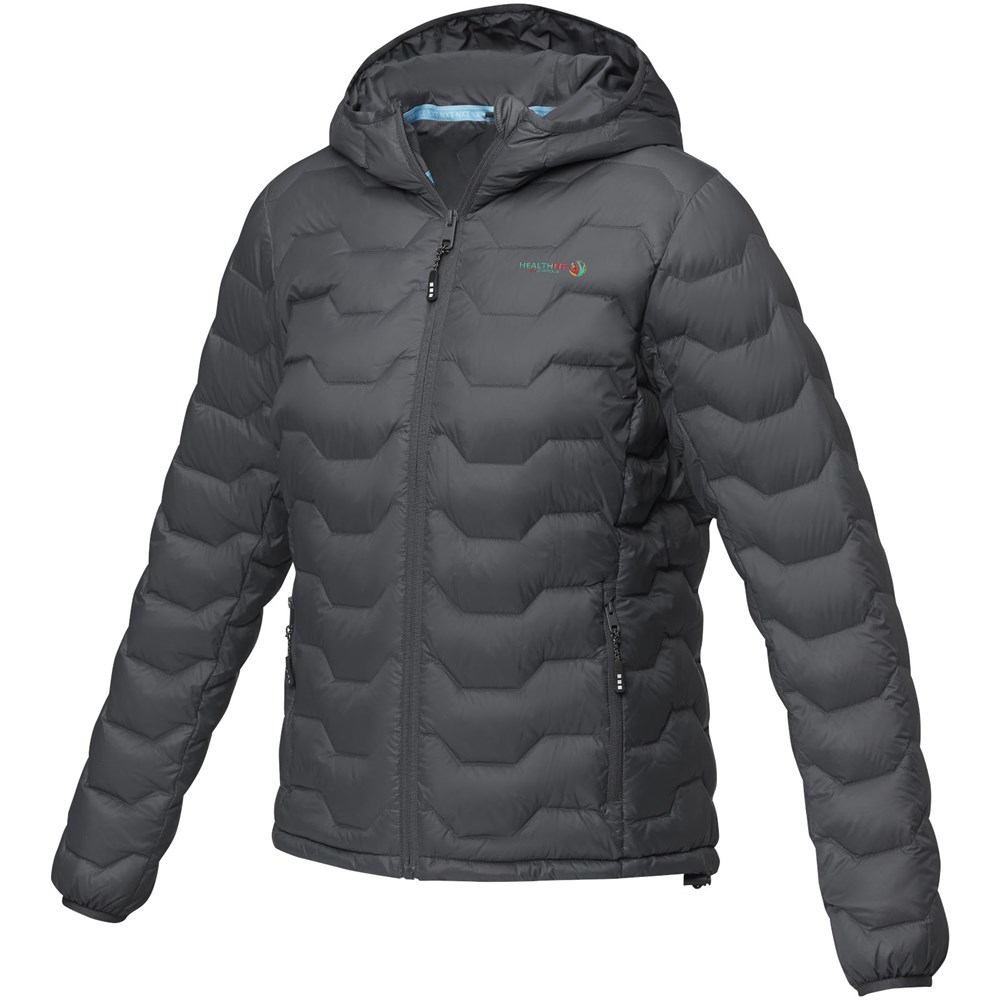 Veste duvet isotherme Petalite recyclée certifiée GRS pour femme Gris storm