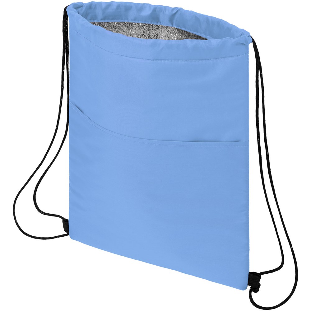 Sac isotherme Oriole avec cordon et capacité de 12 canettes 5L bleu clair