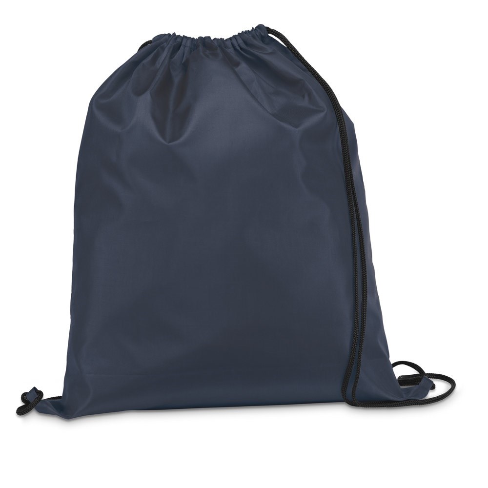 CARNABY Sac à dos 210D avec cordons de serrage noirs bleu foncé