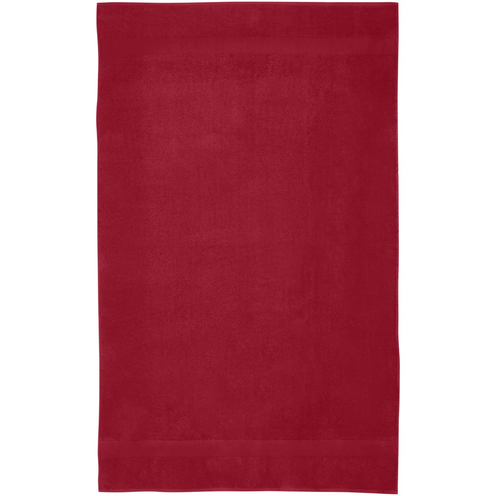 Serviette en coton 450 g/m² 100x180 cm Evelyn rouge