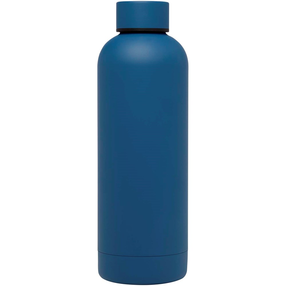 Bouteille isotherme avec isolation par le vide Spring 500 ml en cuivre inoxydable recyclé certifié RCS Bleu océan