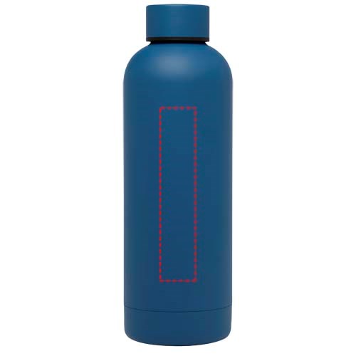 Bouteille isotherme avec isolation par le vide Spring 500 ml en cuivre inoxydable recyclé certifié RCS Bleu océan