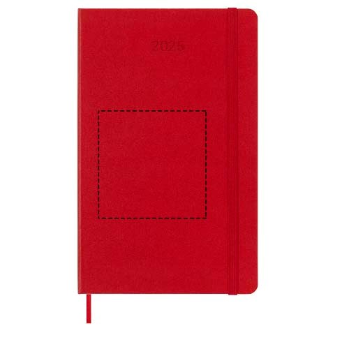 Moleskine Hardcover 12 Monate Tageskalender scharlachrot