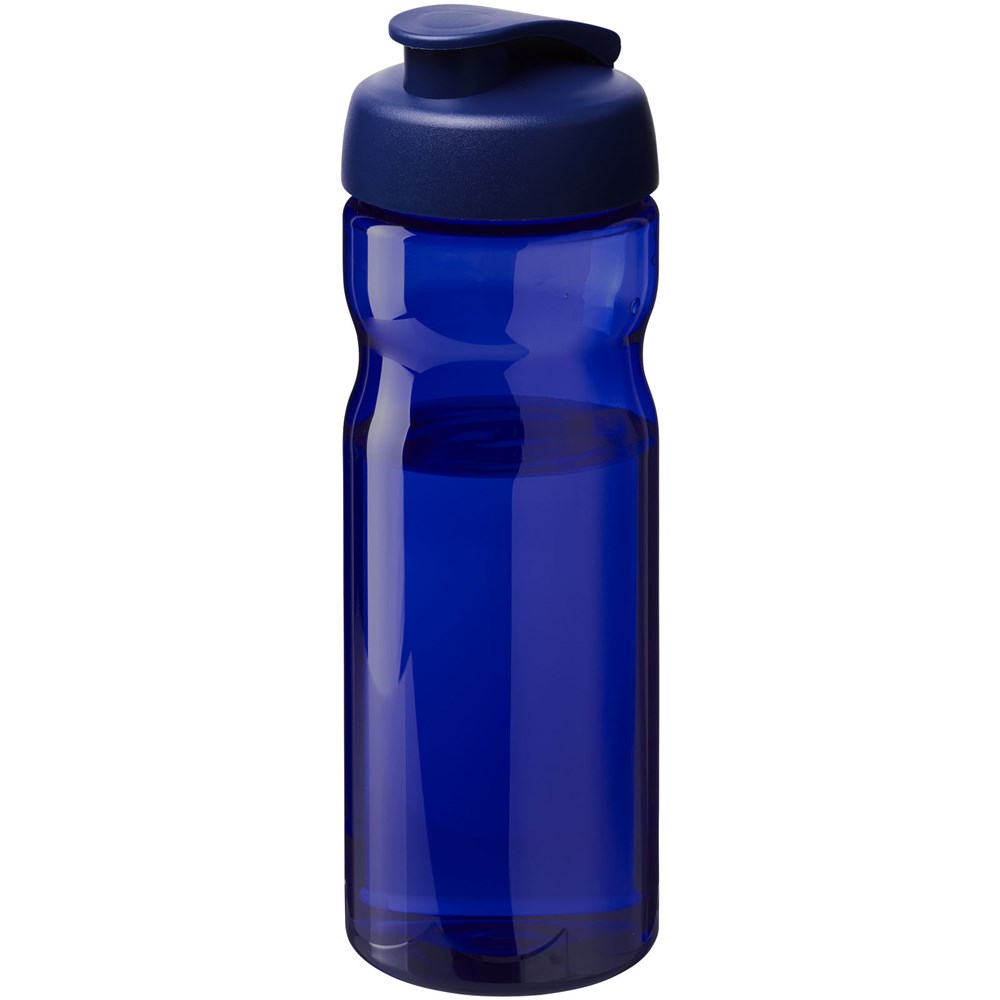 Bouteille de sport H2O Active® Eco Base de 650 ml avec couvercle à bec verseur bleu