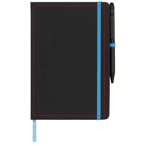 Carnet de notes M Noir Edge Noir, Bleu