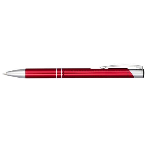 Stylo bille aluminium anodisé Moneta (encre bleue) rouge