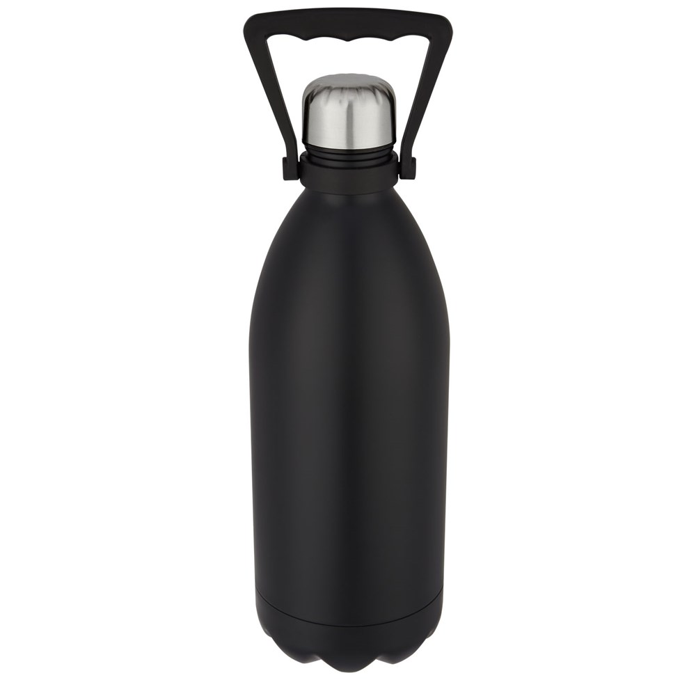 Bouteille isotherme Cove 1,6 l en acier inoxydable noir