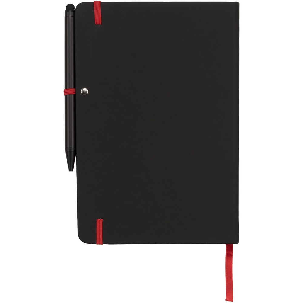 Carnet de notes M Noir Edge Noir, Rouge