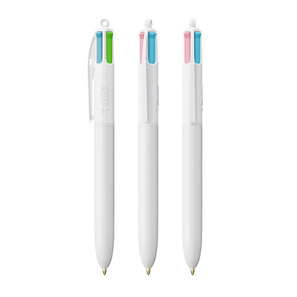 BIC® 4 Couleurs Fashion bille blanc