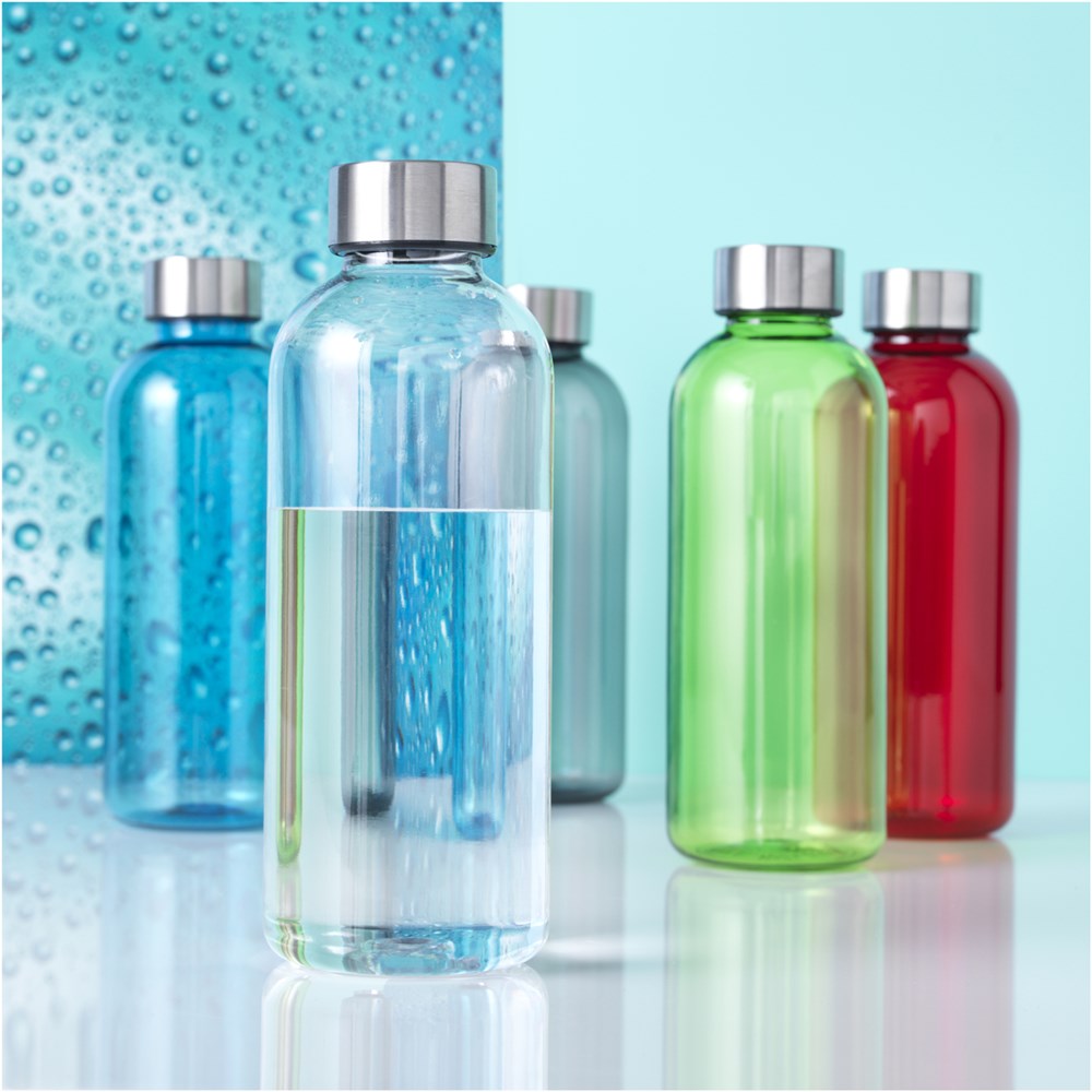 Trinkflasche Olivia blau transparent