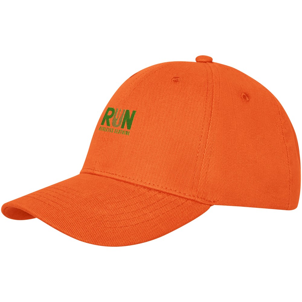 Casquette Davis 6 panneaux Orange