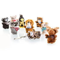 Porte-clés Set de 10 pièces Wildlife