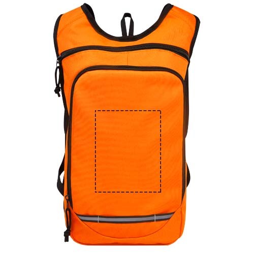 Sac à dos Trails RPET GRS de 6,5 L pour l'extérieur Orange