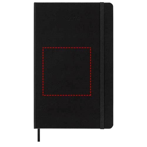 Moleskine Hardcover 12 Monate Tageskalender schwarz