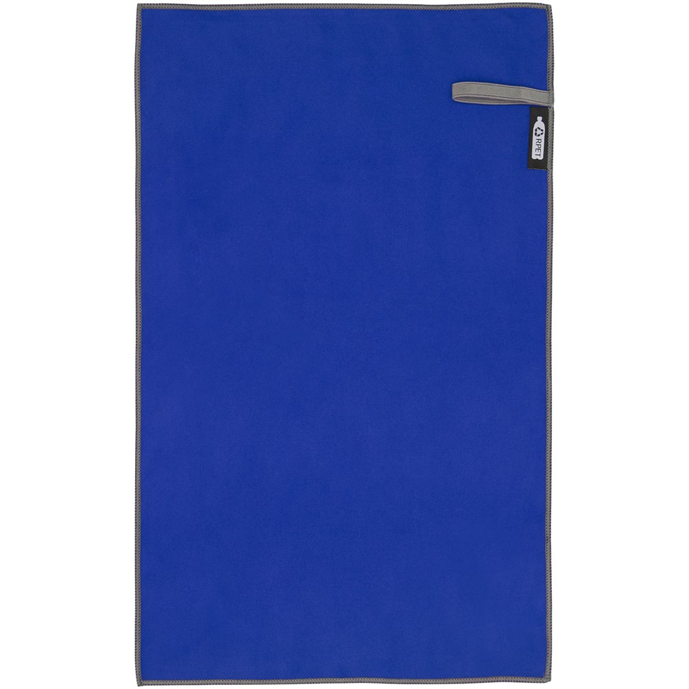 Serviette Pieter certifiée GRS ultra-légère et à séchage rapide 30 x 50 cm Bleu royal