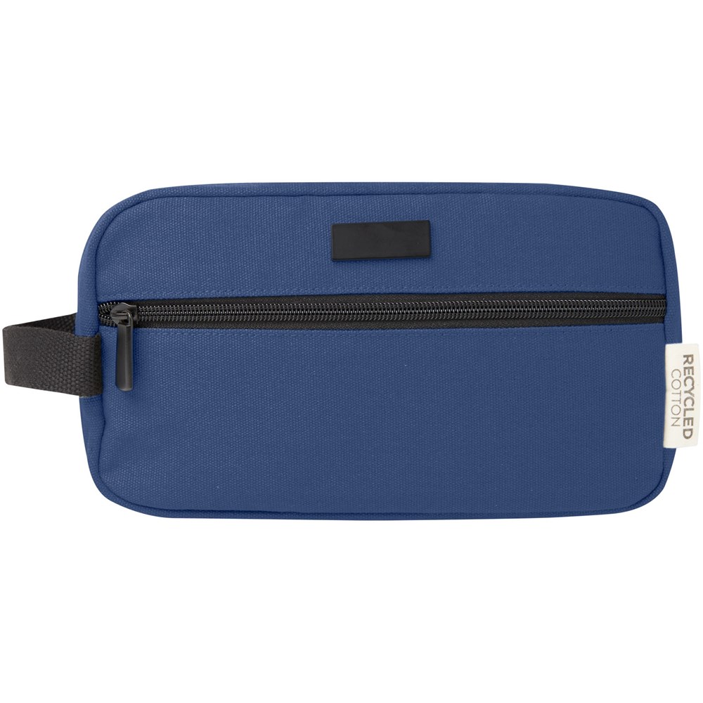 Joey Kosmetiktasche aus GRS recyceltem Canvas 3,5 L navy