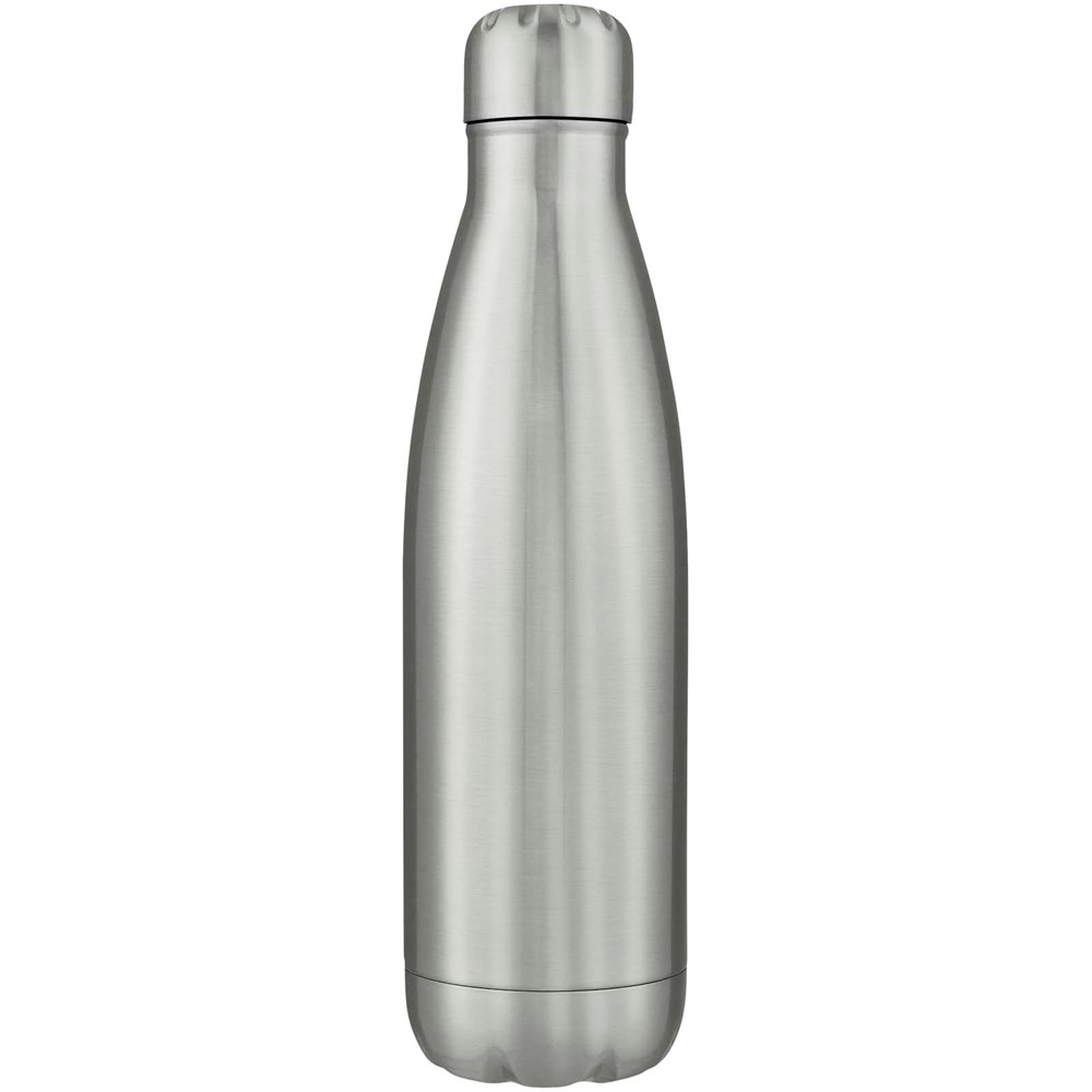 Bouteille Cove de 500 ml en acier inoxydable à isolation sous vide argent