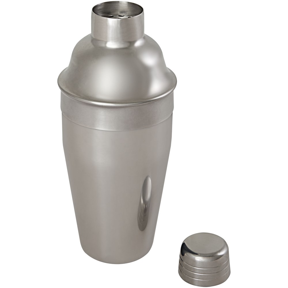 Gaudie Cocktailshaker aus recyceltem Edelstahl silber