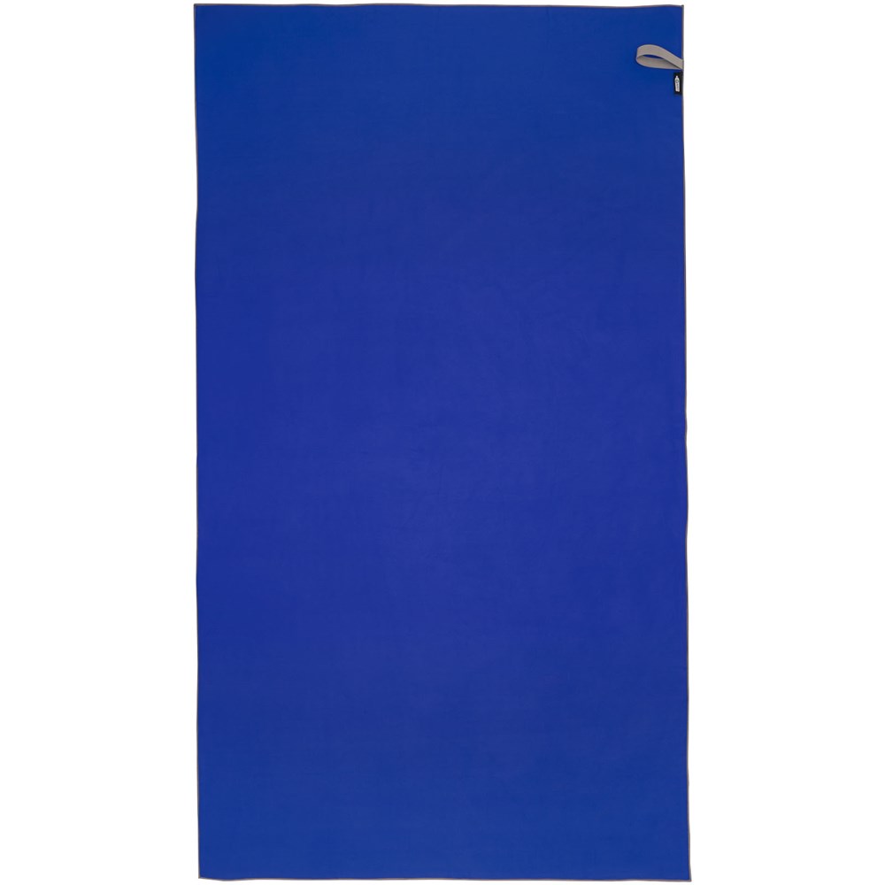 Serviette Pieter certifiée GRS ultra-légère et à séchage rapide 100 x 180 cm Bleu royal