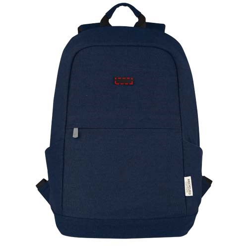 Joey 15,6 Zoll Anti-Diebstahl Laptop Rucksack 18 L aus GRS-recyceltem Canvas navy