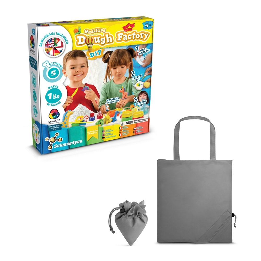 Modeling Dough Factory Kit II Lernspiel lieferung inklusive einer faltbaren geschenktasche aus 190T grau