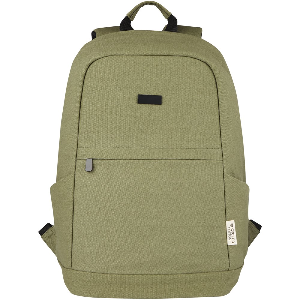 Joey 15,6 Zoll Anti-Diebstahl Laptop Rucksack 18 L aus GRS-recyceltem Canvas olive