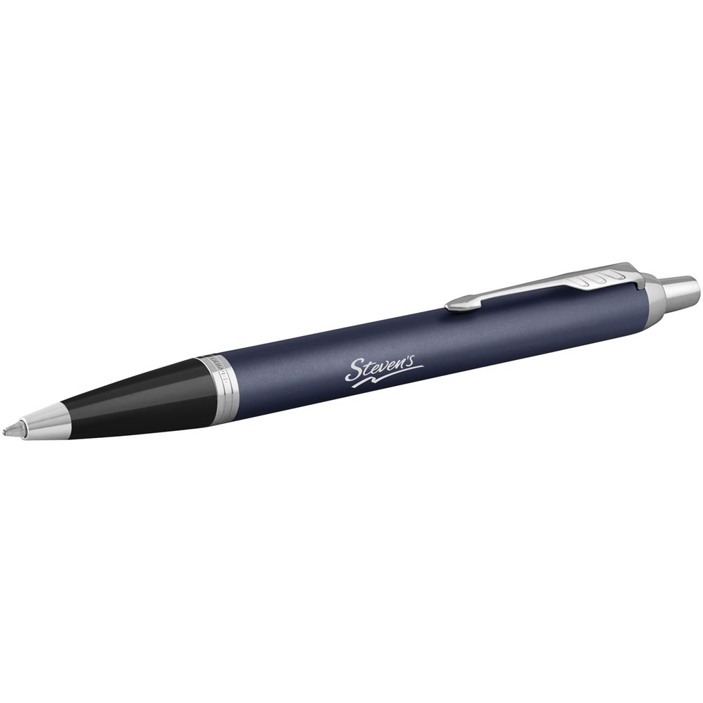 Stylo à bille IM Parker (encre bleue) Bleu, Argent