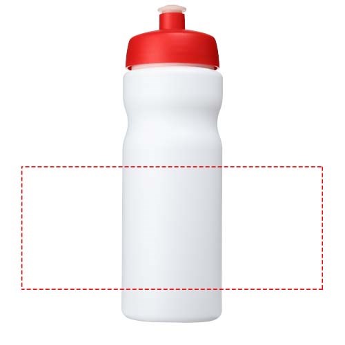 Bouteille de sport Baseline® Plus de 650 ml Rouge, Blanc