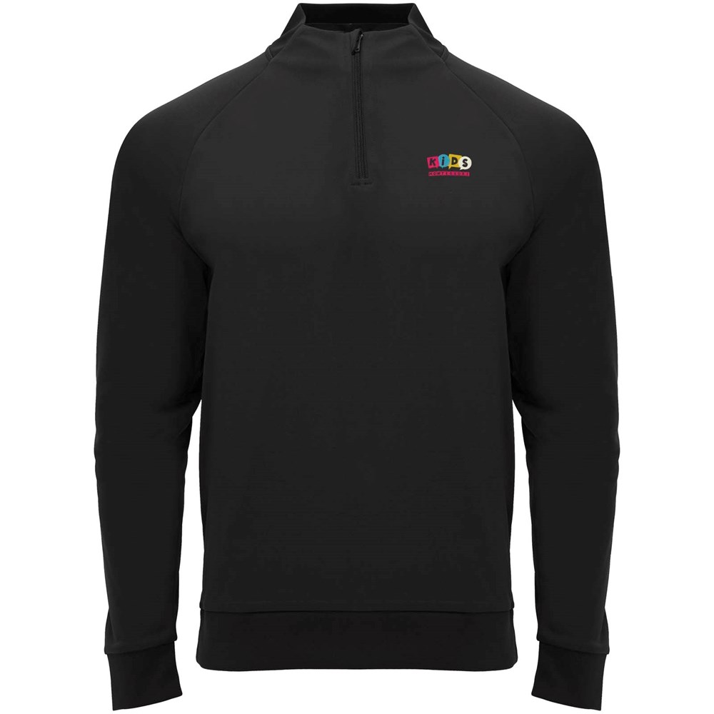 Epiro Half-Zip Sweatshirt für Kinder schwarz