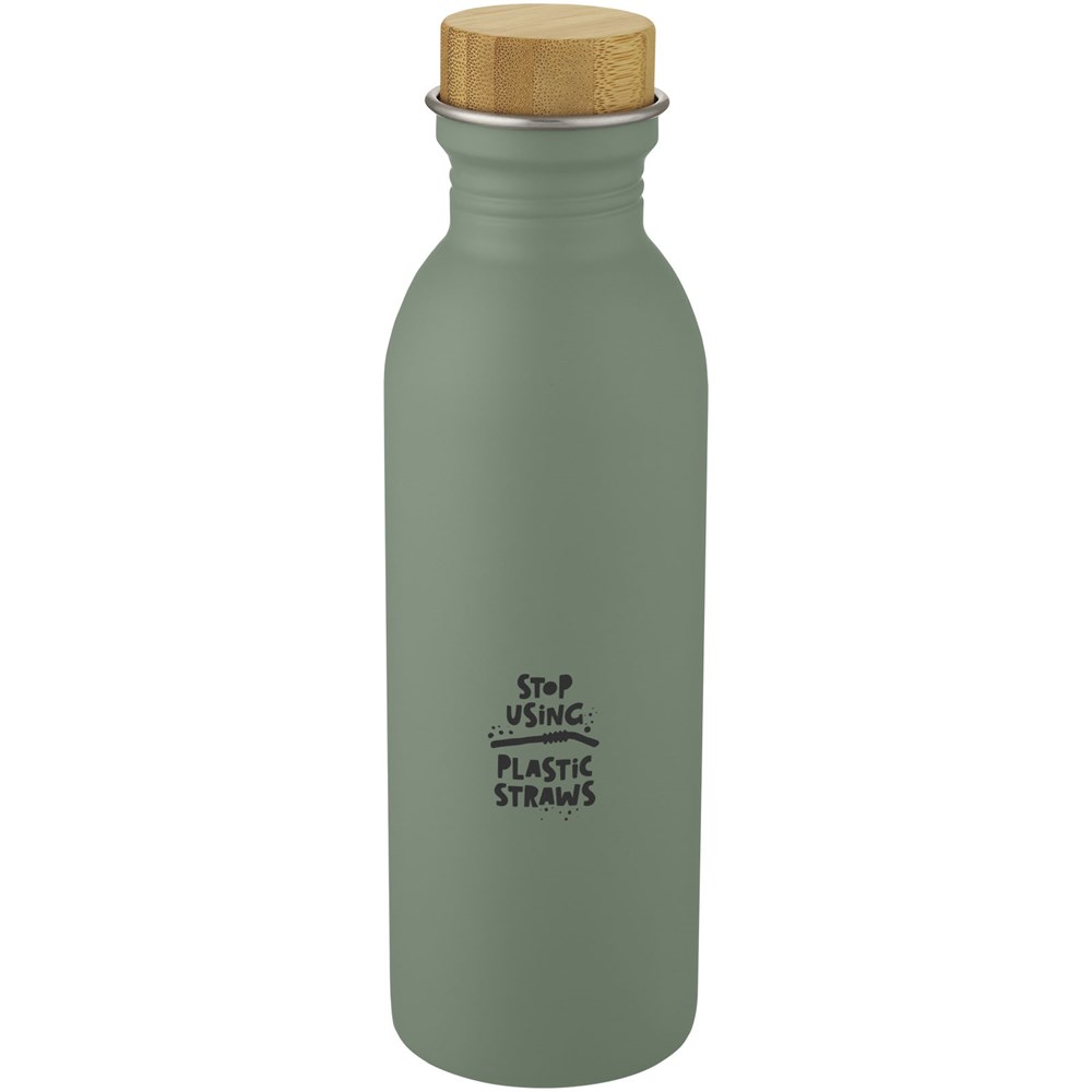 Kalix 650 ml Sportflasche aus Edelstahl heather grün