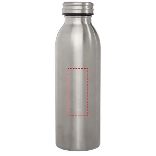 Bouteille isotherme Riti de 500 ml avec isolation sous vide et couche de cuivre argent