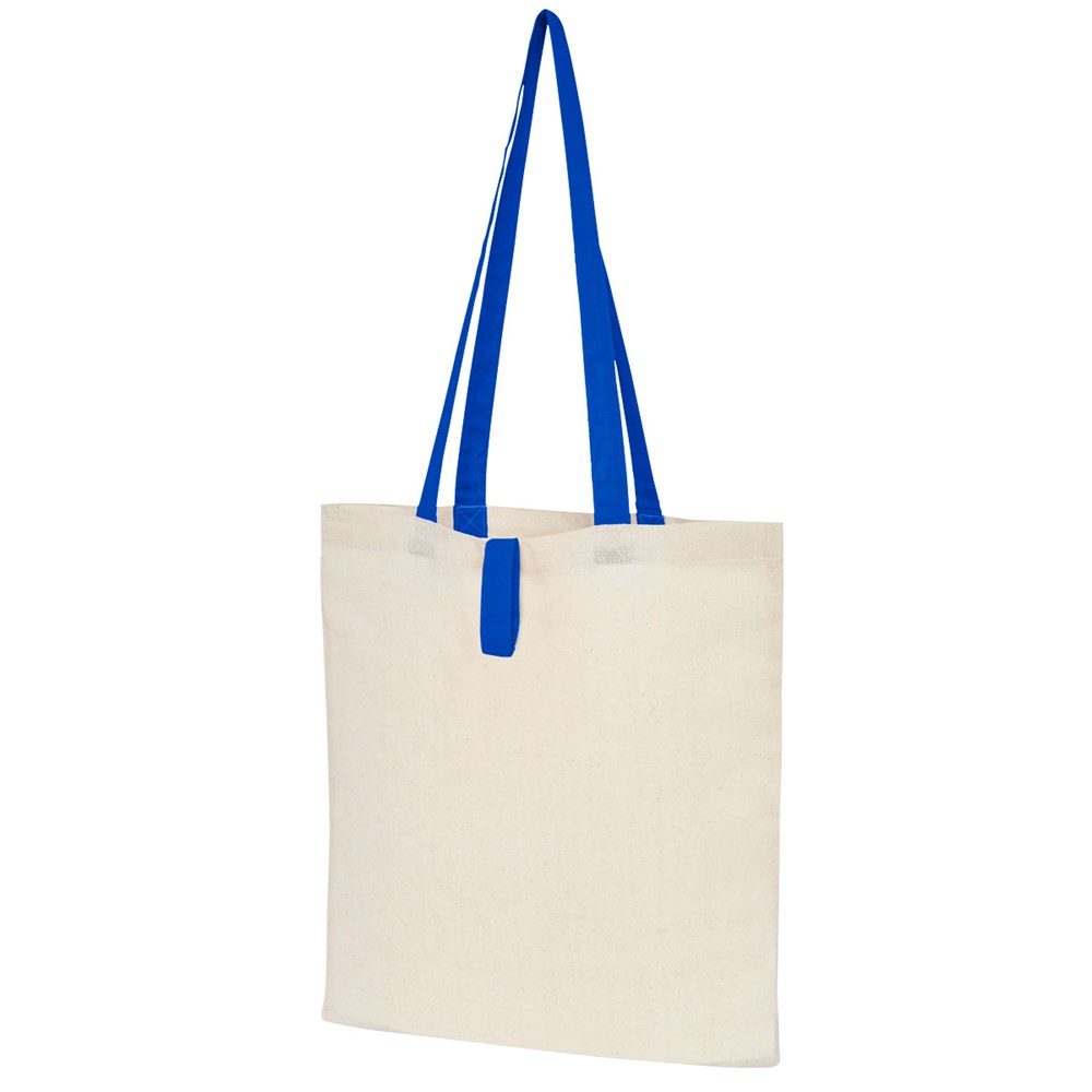 Sac en coton pliable Floride Bleu royal