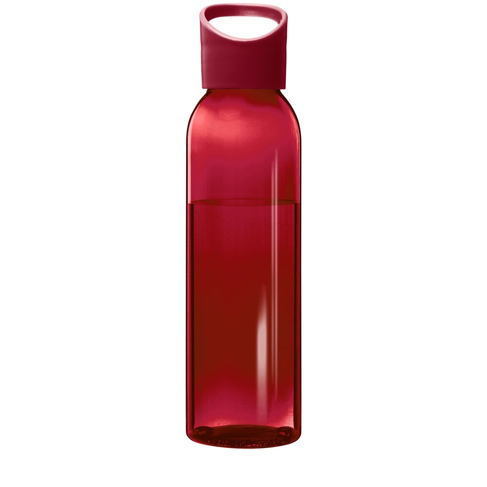 Bouteille d'eau Sky de 650 ml en plastique recyclé rouge