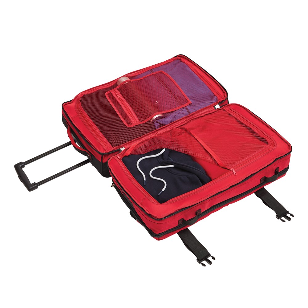 Trolley Tasche BoGi Bag 85 Liter schwarz/rot