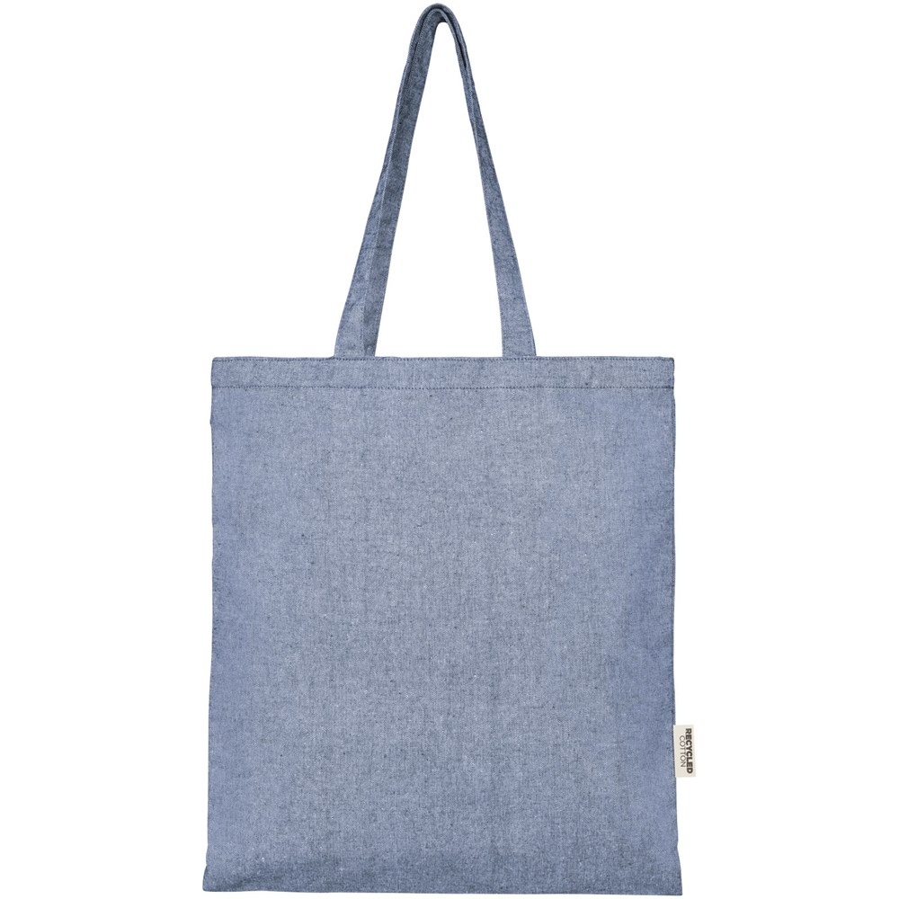 Pheebs 150 g/m² Aware™ recycelte Tragetasche heather blau