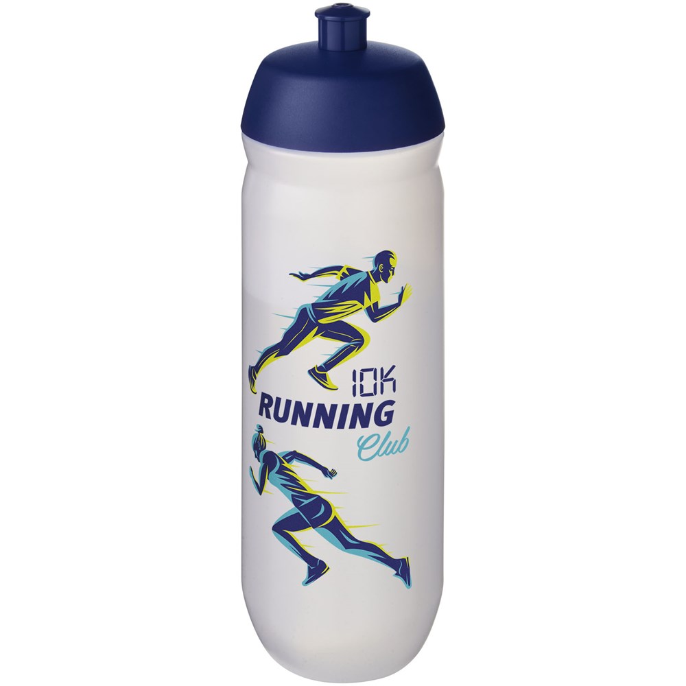 Bouteille de sport HydroFlex™ 750 ml Bleu, Blanc transparent