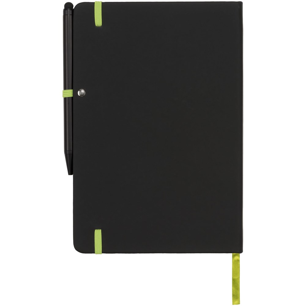 Carnet de notes M Noir Edge Noir, Citron vert