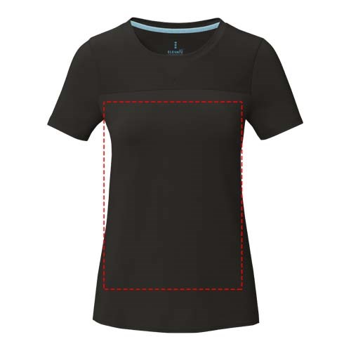 T-shirt Borax à manches courtes et en cool fit recyclé GRS pour femme Noir