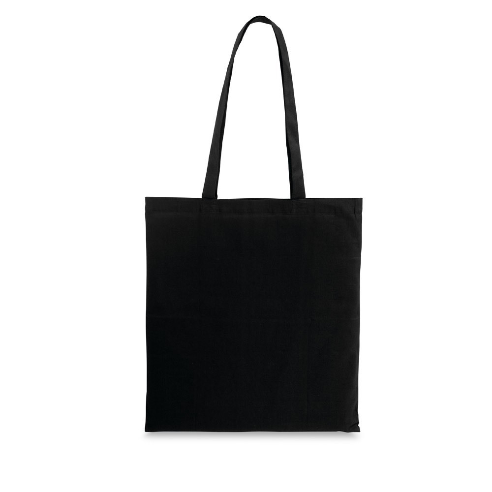 WHARF Sac 100% coton (100 g/m²) noir