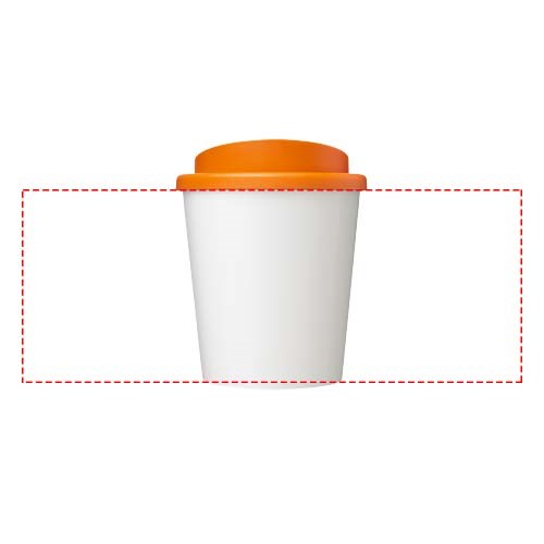 Gobelet avec isolation Brite-Americano Espresso Eco de 250 ml Orange