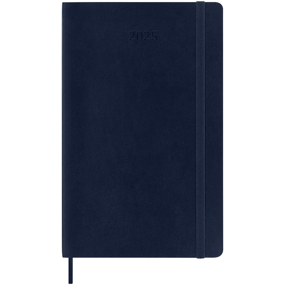 Agenda L 12 mois Moleskine à couverture souple bleu