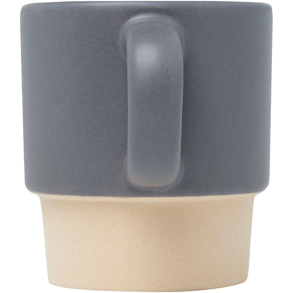 Tasse à espresso empilable Olympia de 130 ml avec fond en argile gris